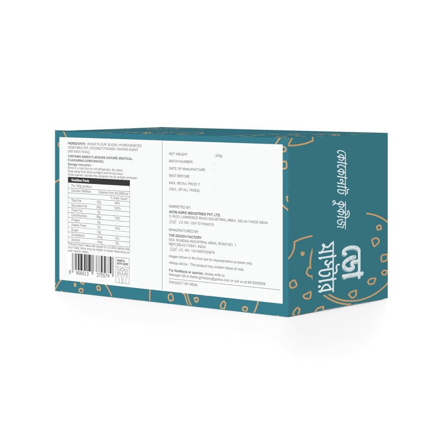 Dough Master Flavour Cookies Coconut Biscuit