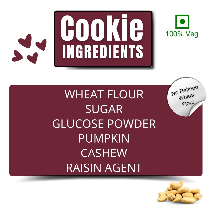 Dough Master Flavour Cookies Biscuit Diwali Gift Pack Fruit Kaju Cookies