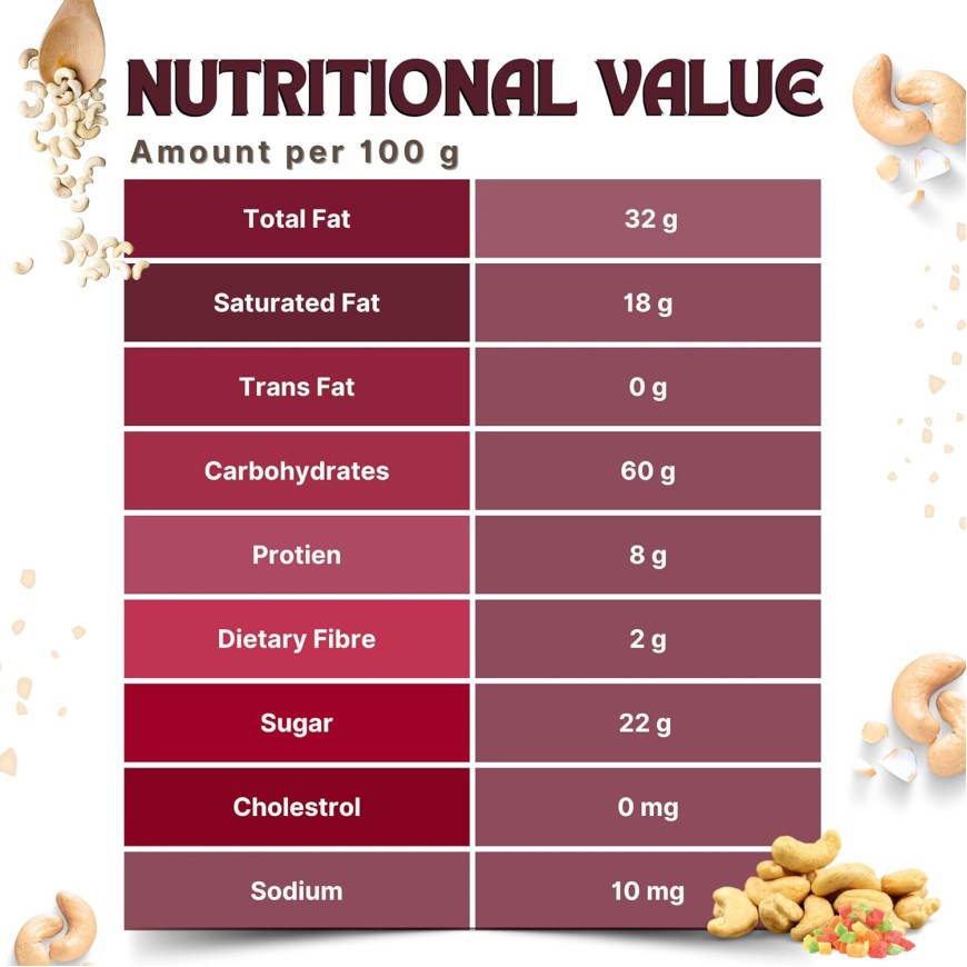 Dough Master Flavour Cookies Biscuit Diwali Gift Pack Fruit Kaju Cookies