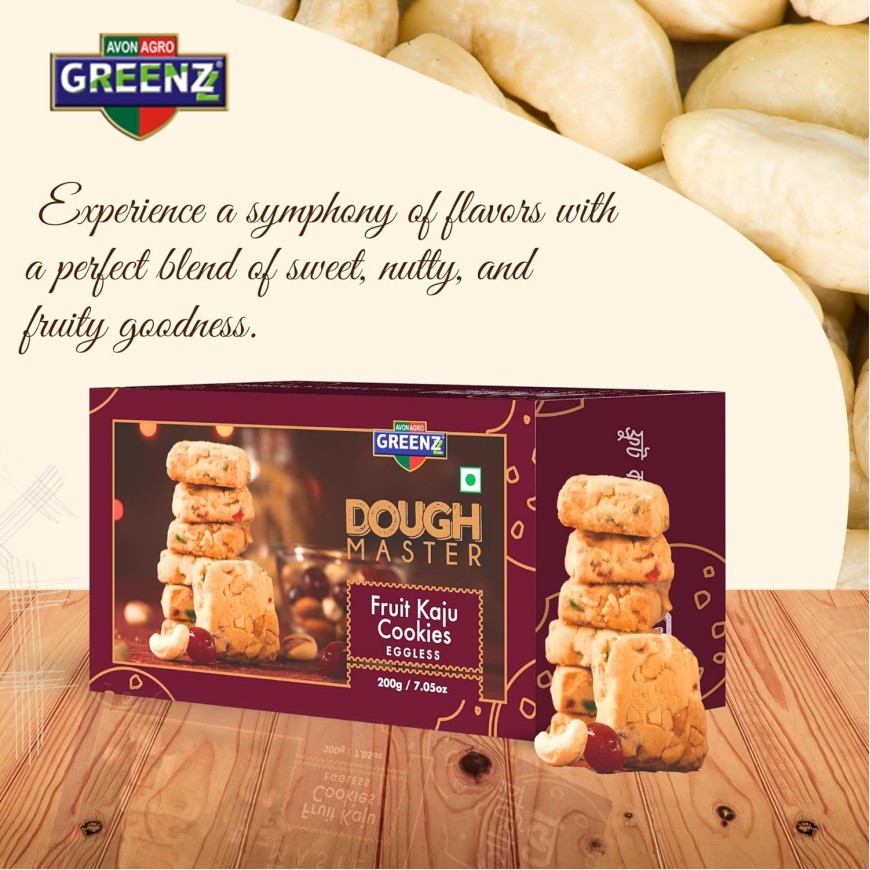 Dough Master Flavour Cookies Biscuit Diwali Gift Pack Fruit Kaju Cookies