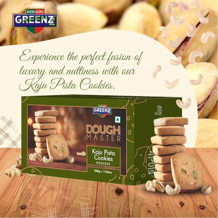 Dough Master Flavour Cookies Kaju Pista Biscuit