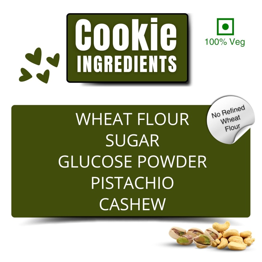 Dough Master Flavour Cookies Kaju Pista Biscuit