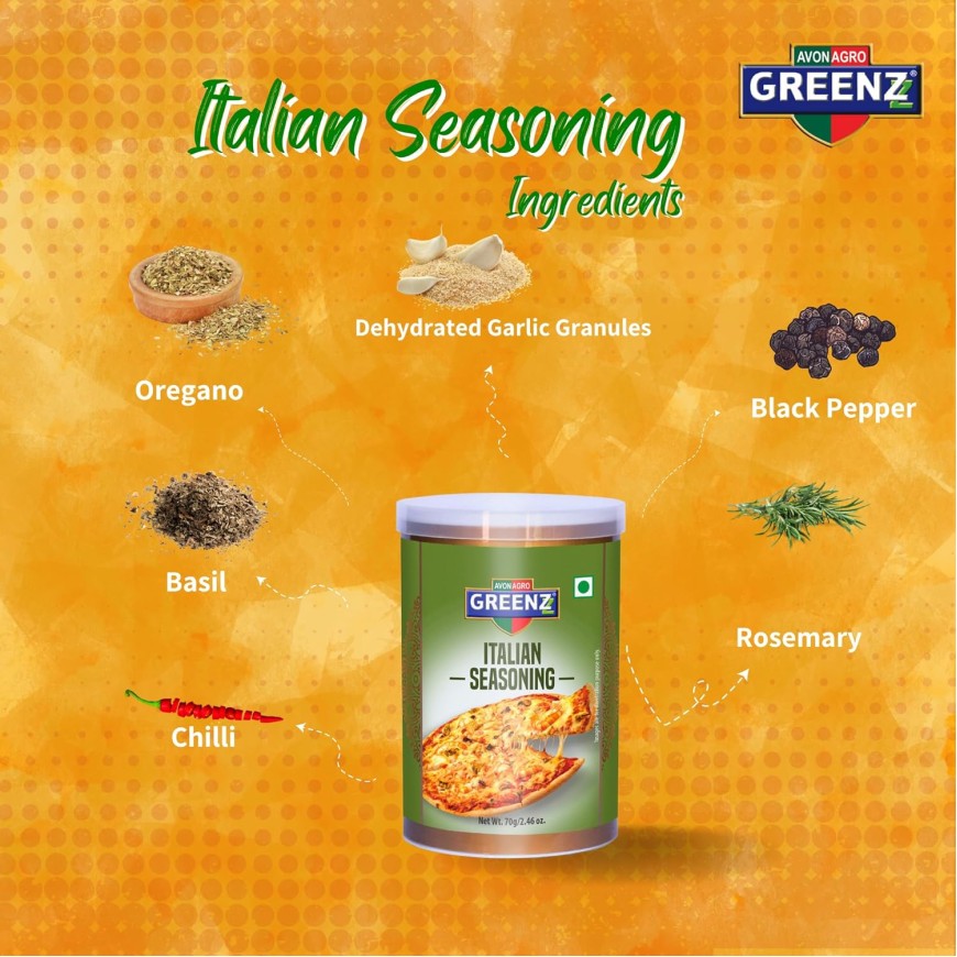 Combo Pack Italian Seasoning Pack Of 2X70 = 140 Gm