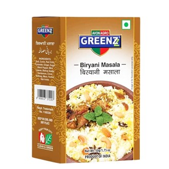 Biryani Masala Powder Authentic and Royal Taste Spices For Veg and Chicken Biriyani Easy To Cook 50 Gm
