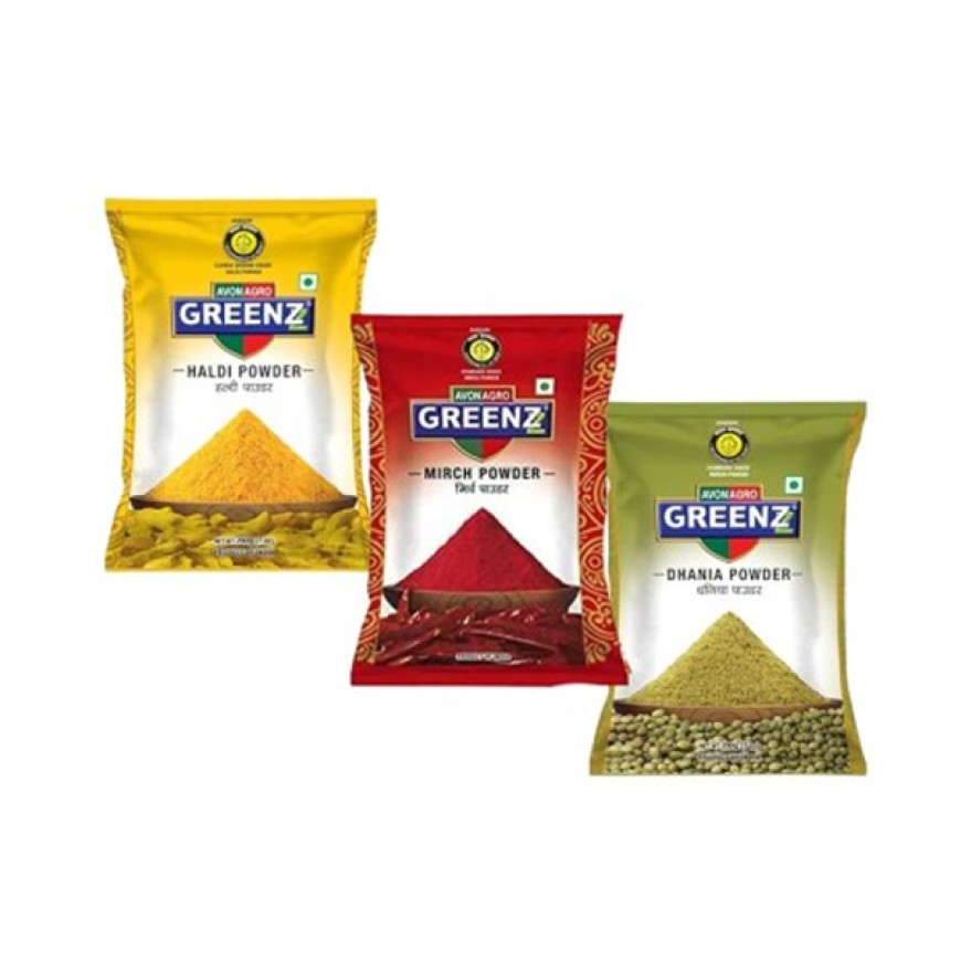 Monthly Combo Pack Haldi (Turmeric) 200 Gm Mirch 200 Gm Dhania Powder (Coriander) 200 Gm Pack Of 3X200= 600 Gm Chemical Free No preservatives